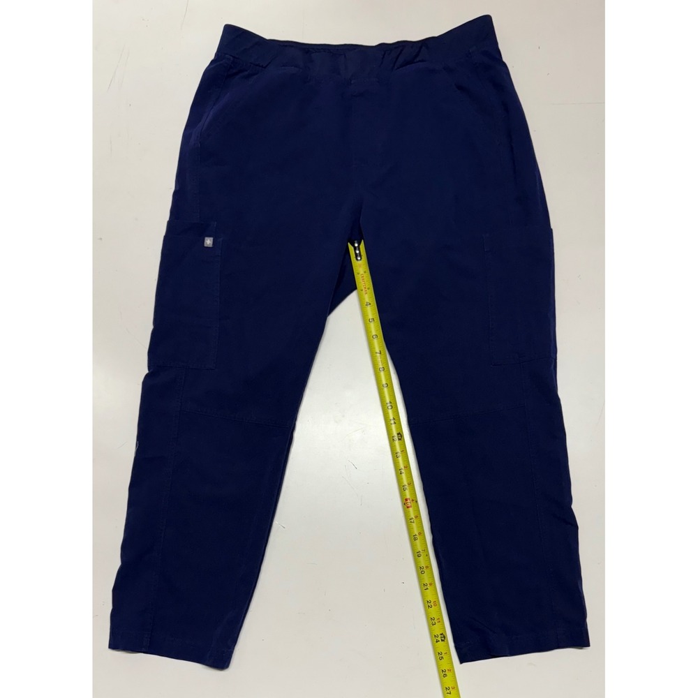 FIGS Technical Collection Navy Blue Cargo Scrub Pants Women's XL Short